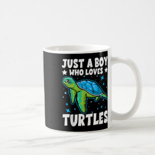 Just A Boy Who Loves Turtles Lover Gifts Sea Ocean Coffee Mug
