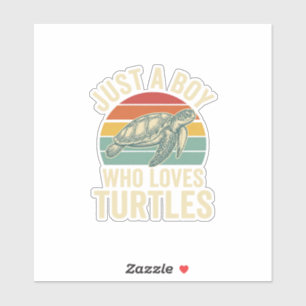Just a Boy Who Loves Turtles Vintage Turtle Shirt_