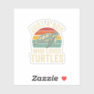 Just a Boy Who Loves Turtles Vintage Turtle Shirt_