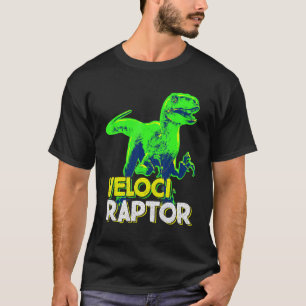 Just A Boy Who Loves Velociraptor Dinosaur Camp T-Shirt