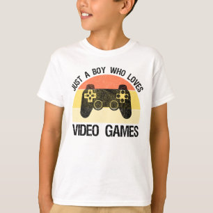 Just A Boy Who Loves Video Games T-Shirt