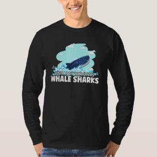Just a Boy Who Loves Whale Sharks For Marine Biolo T-Shirt
