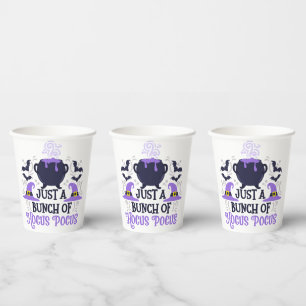 Just a Bunch of Hocus Pocus Paper Cups