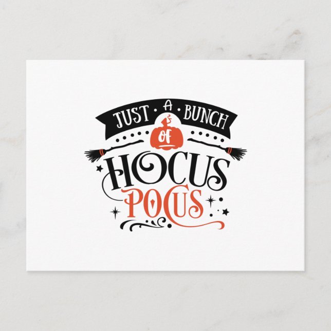 Just a bunch of hocus pocus postcard (Front)
