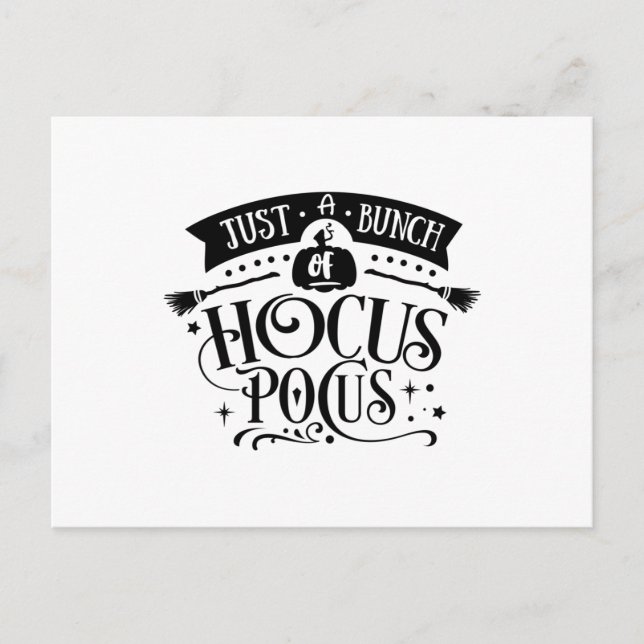 Just a bunch of hocus pocus postcard (Front)