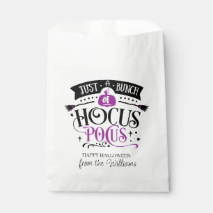 Just  a Bunch of Hocus Pocus Typography Favour Bag