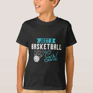Just A Bysketbyll Girl Bysketbyll Player Women Bys T-Shirt