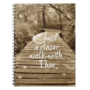 Just a Closer Walk With Thee Hymn Notebook