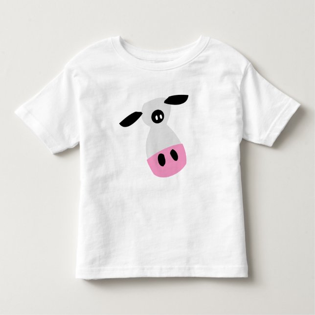 Just a Cow Toddler T-Shirt (Front)