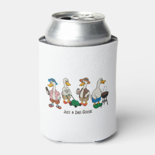 Just A Dad Goose Father’s Day Grandpa Husband Can Cooler