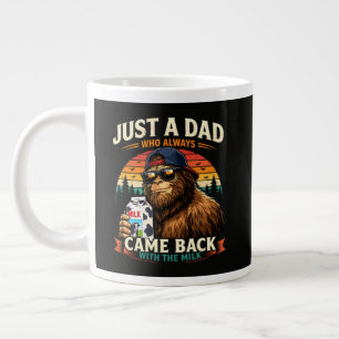Just A Dad Who Always Came Back With The Milk Large Coffee Mug