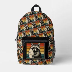 Just A Dad Who Always Came Back With The Milk Printed Backpack