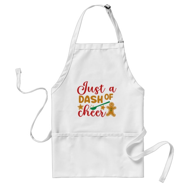 Just a Dash of Cheer Standard Apron (Front)