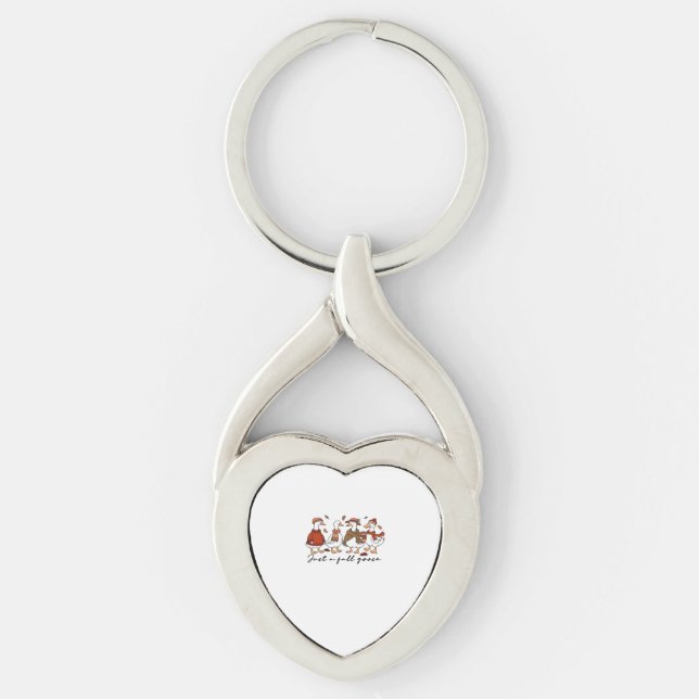 Just a Fall Goose Classic T-Shirt Key Ring (Front)