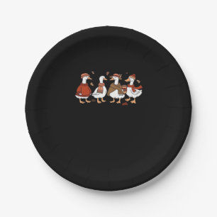 Just a Fall Goose Oversized T-Shirt Paper Plate