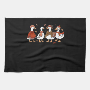 Just a Fall Goose Oversized T-Shirt Tea Towel