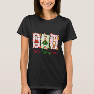 Just A Festive Goose Christmas Holiday Funny Silly T-Shirt