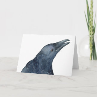 Just a Friendly Caw Folded Greeting Card