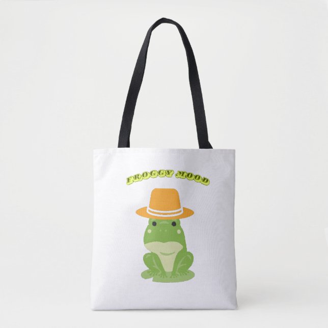 Just a Froggy Day Tote Bag (Front)