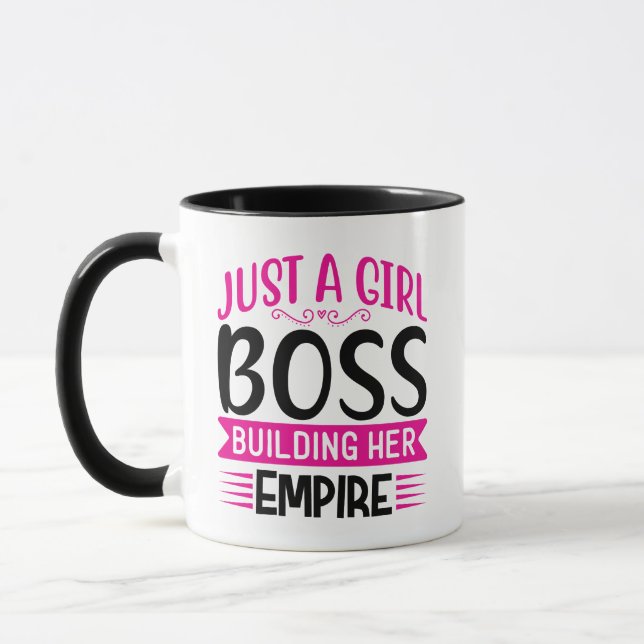 Just A Girl Boss Building Her Empire Mug (Left)