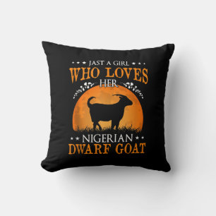 Just a Girl Goat Hall Cushion