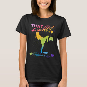 Just A Girl That Girl Loves Kickboxing T-Shirt