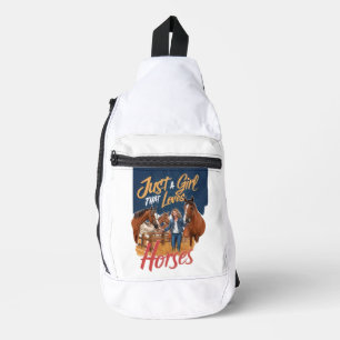 Just A Girl That Loves Horses(1) Sling Bag