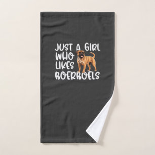 Just A Girl Who Likes Boerboels Classic T-Shirt Hand Towel