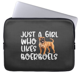 Just A Girl Who Likes Boerboels Classic T-Shirt Laptop Sleeve