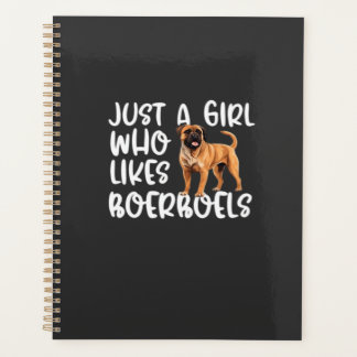 Just A Girl Who Likes Boerboels Classic T-Shirt Planner