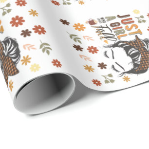 Just A Girl Who Love A Fall Wrapping Paper