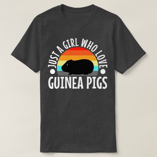 Just A Girl Who Love Guinea Pigs Premium3452  T-Shirt (Design Front)