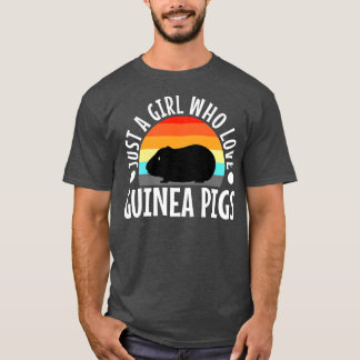 Just A Girl Who Love Guinea Pigs Premium3452  T-Shirt