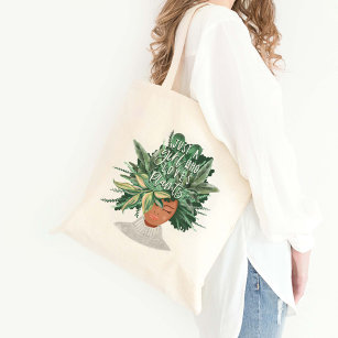 Just A Girl Who Love Plants   Crazy Plant Lady Tote Bag
