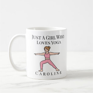 Just A Girl Who Love Yoga Coffee Mug