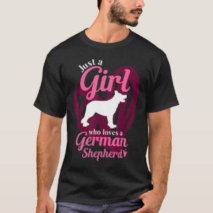 Just A Girl Who Loves A German Shepherd T-Shirt