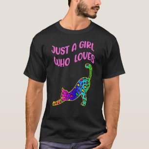 Just A Girl Who Loves All Cats Leopard Spotted One T-Shirt