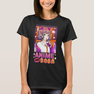 Just A Girl Who Loves  And Boba Shirt Gift Bubble 