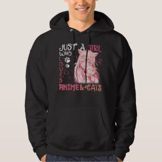 Just a Girl Who Loves Anime and Cat Girls Official Hoodie