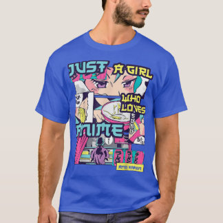 Just A Girl Who Loves Anime And Ramen Bowl Girls G T-Shirt