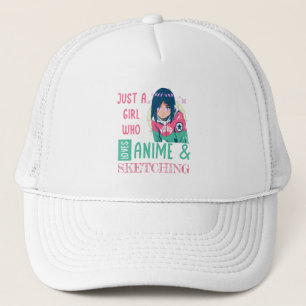Just a girl who loves anime and sketching trucker hat