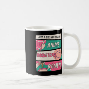 Just A Girl Who Loves Anime Bysketbyll Ramen Kawai Coffee Mug