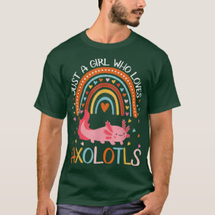 Just A Girl Who Loves Aolotls For Women Girl Kids T-Shirt