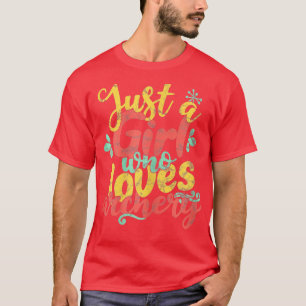 Just A Girl Who Loves Archery Gift  T-Shirt