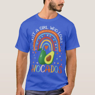 Just A Girl Who Loves Avocados For Women Girl Kids T-Shirt