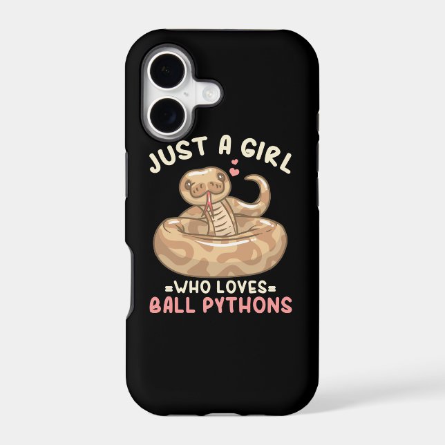 Just A Girl Who Loves Ball Python (Back)