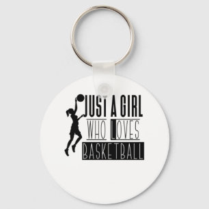 Just A Girl Who Loves Basketball 2 Key Ring