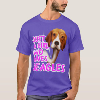 Just A Girl Who Loves Beagles T-Shirt