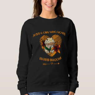 Just A Girl Who Loves Bearded Dragons Lizard Repti Sweatshirt