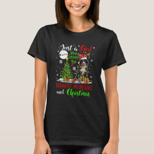 Just A Girl Who Loves Bernese Mountains And Christ T-Shirt